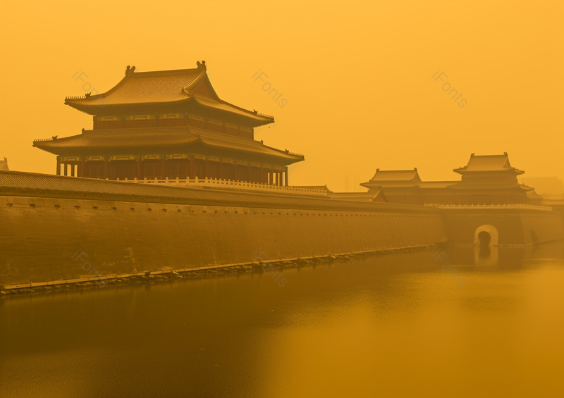 黄色滤镜下的紫禁城故宫摄影图,高清,摄影图,摄影图片,图片大全,摄影图免费下载